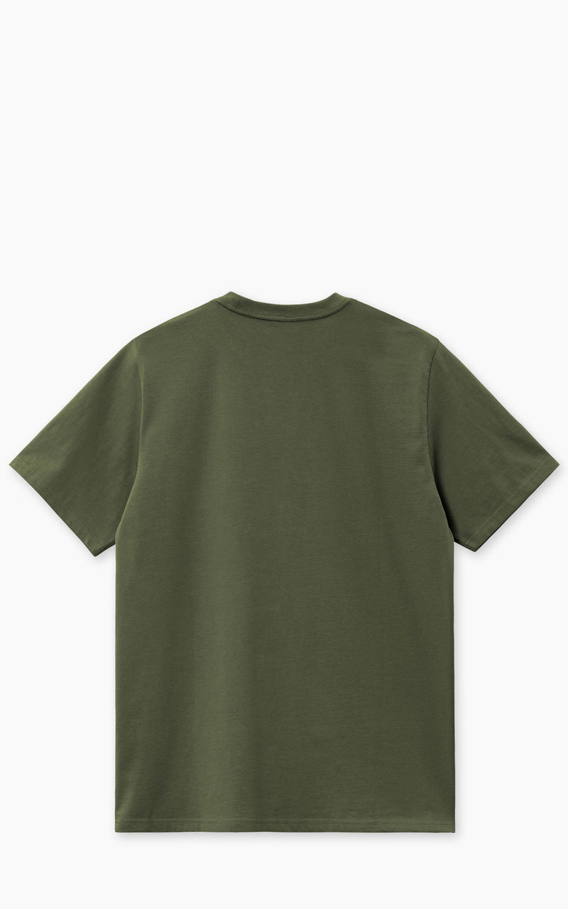 S/S American Script T-Shirt - Tarragon