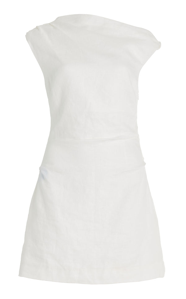 Tamara Knot Mini Dress - Ivory