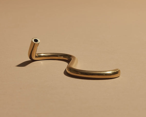 Brass Incense Holder - S shape