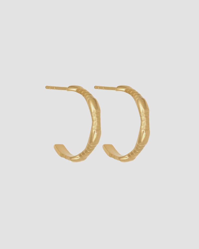 Amari Hoops - Gold Vermeil