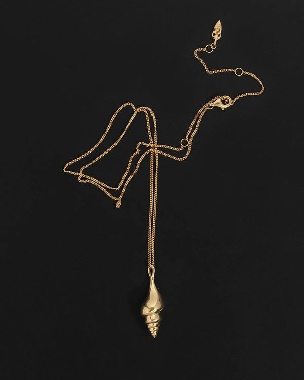 Spire Pendant Necklace - Gold Vermeil