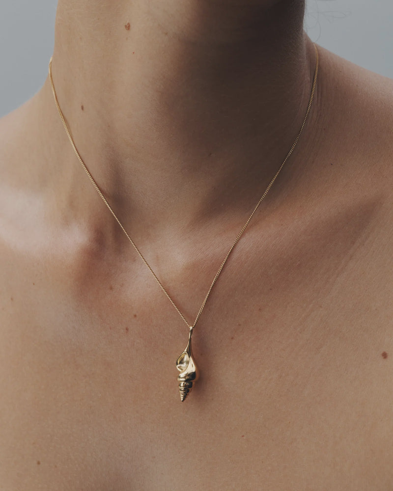 Spire Pendant Necklace - Gold Vermeil