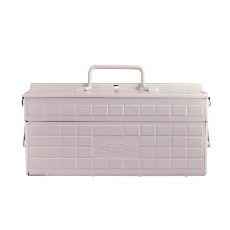 Steel Two-Stage Toolbox - 35cm - White