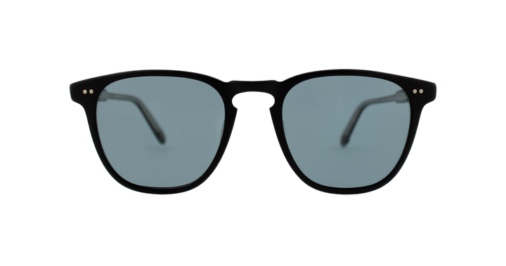 Brooks 47 Sunglasses - Matte Black Blue Smoke Polar