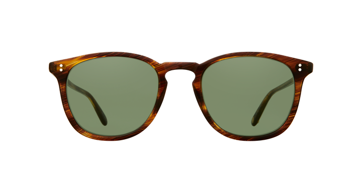 Kinney 49 Sunglasses - Chestnut/ Semi-flat Pure Green