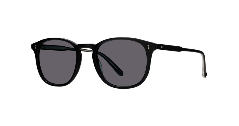 Kinney 49 Sunglasses - matte black/ semi-Flat blue smoke