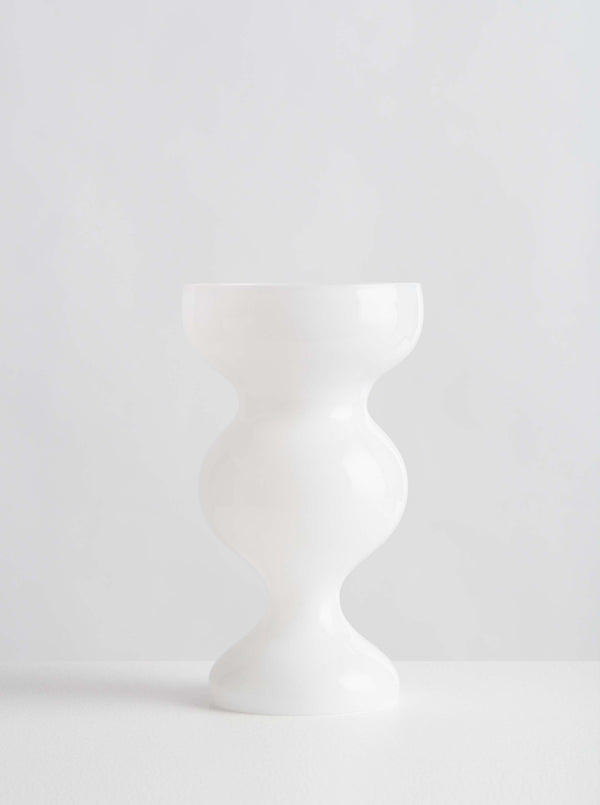 Gaspard Vase - Opaque White