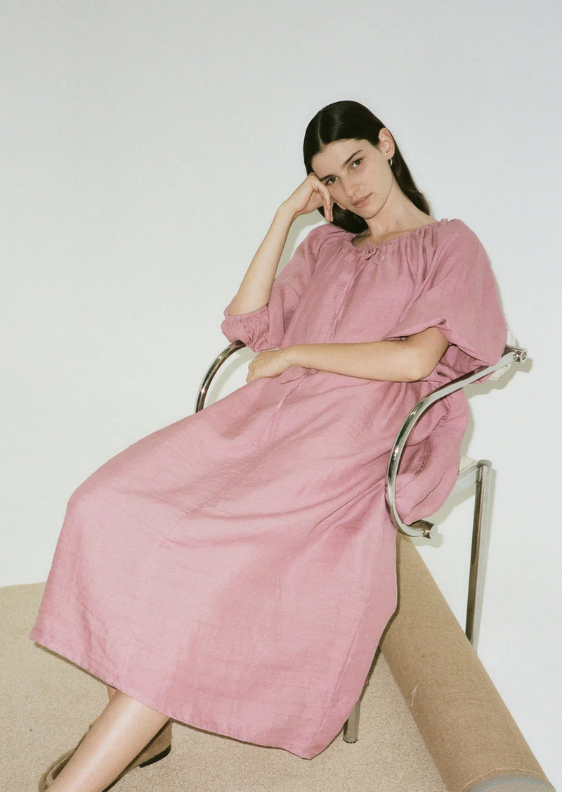 The Blousy Dress - Mulberry