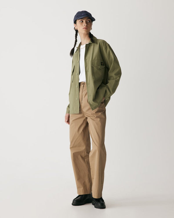 Women's Pleated Pant - Sage Twill