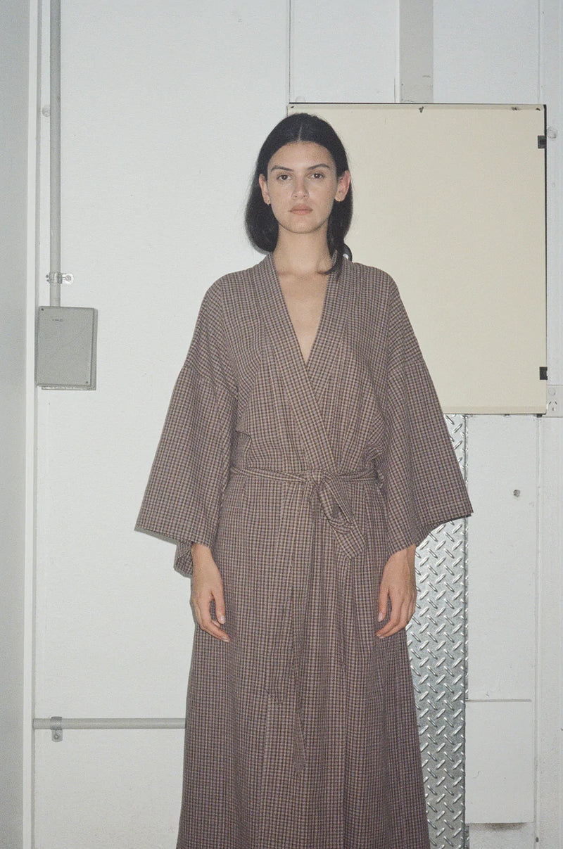 The 02 Robe - Russet Check