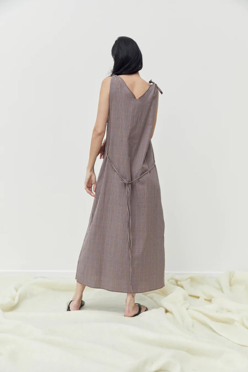 The Knot Dress - Russet Check