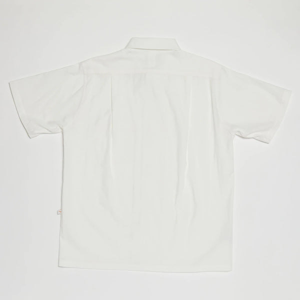 Round Collar Shirt - White