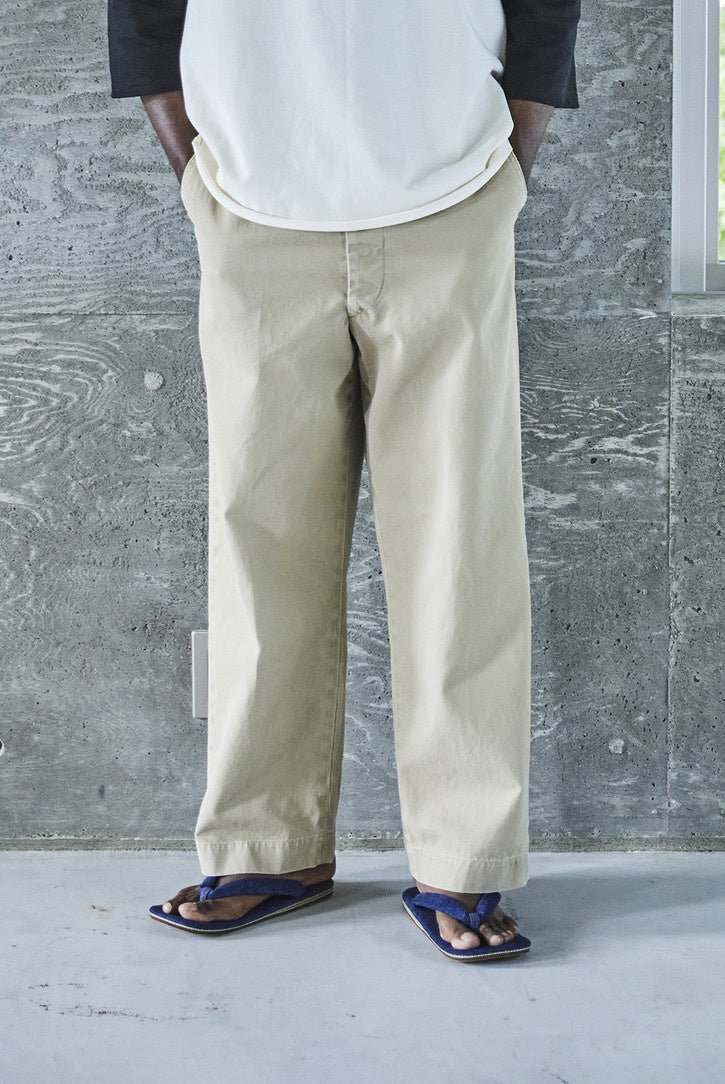 Vintage Fit Army Trouser - Khaki Stone