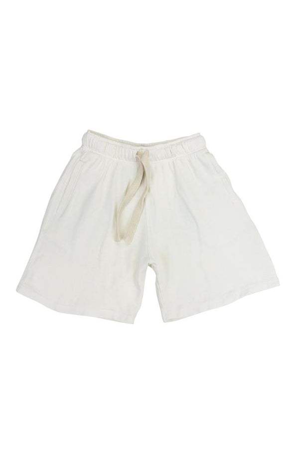 French Terry Sport Short - Washed White