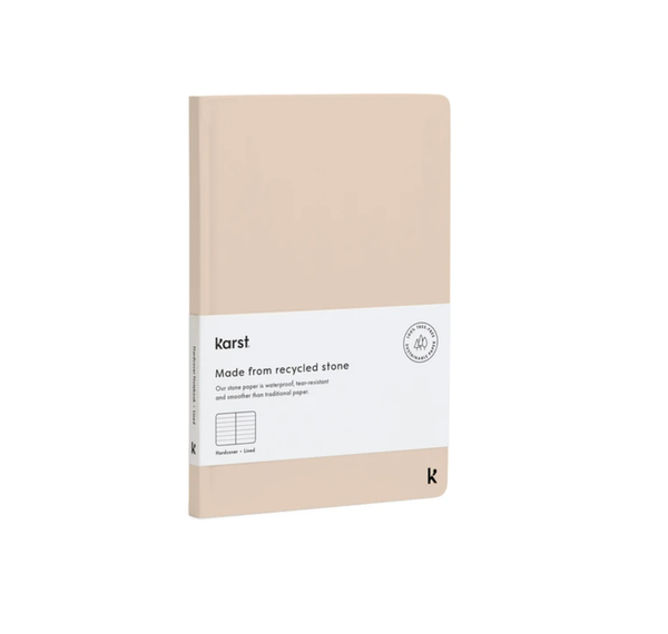 Hard Cover A5 Notebook Ruled - Dune