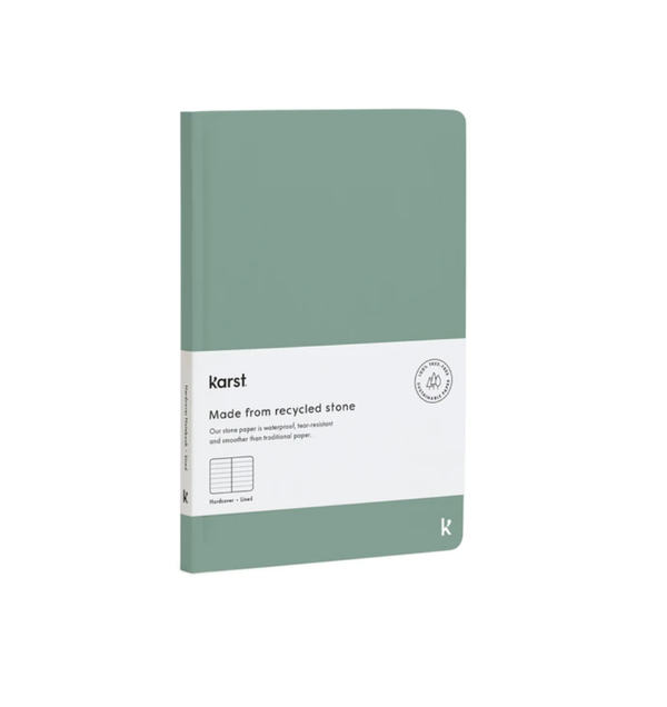 Hard Cover A5 Notebook Ruled - Eucalypt