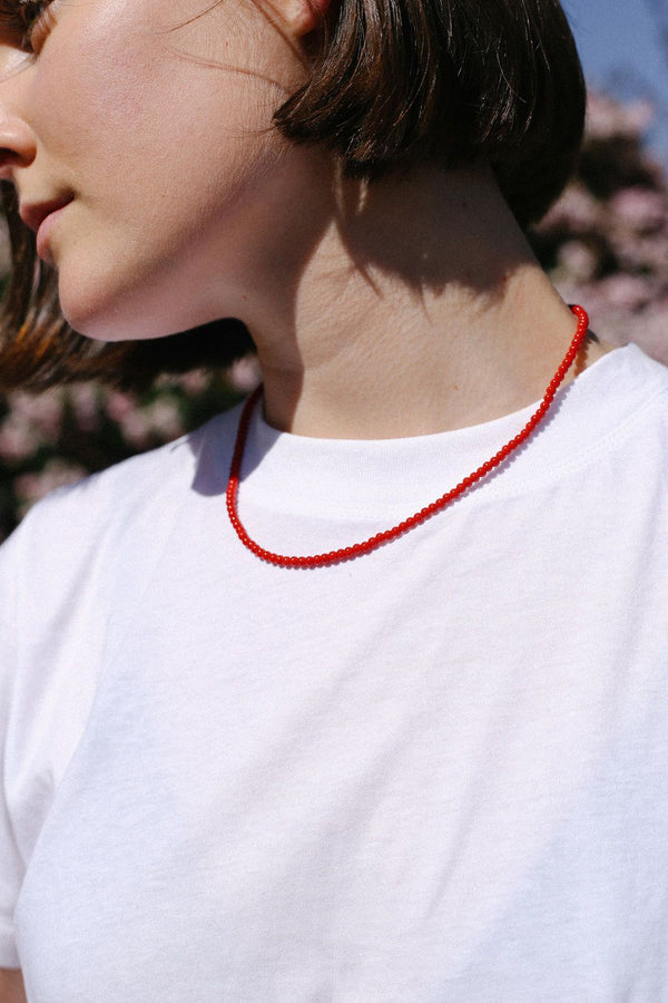 Margaux Necklace - Red
