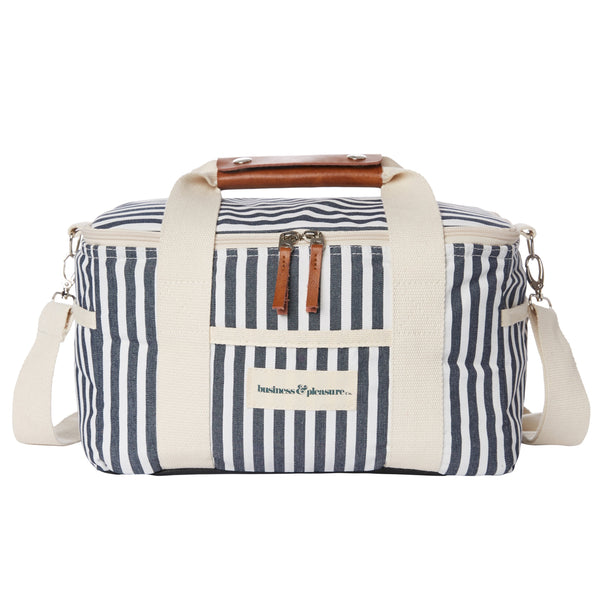 Premium Cooler Bag - Laurens Navy Stripe