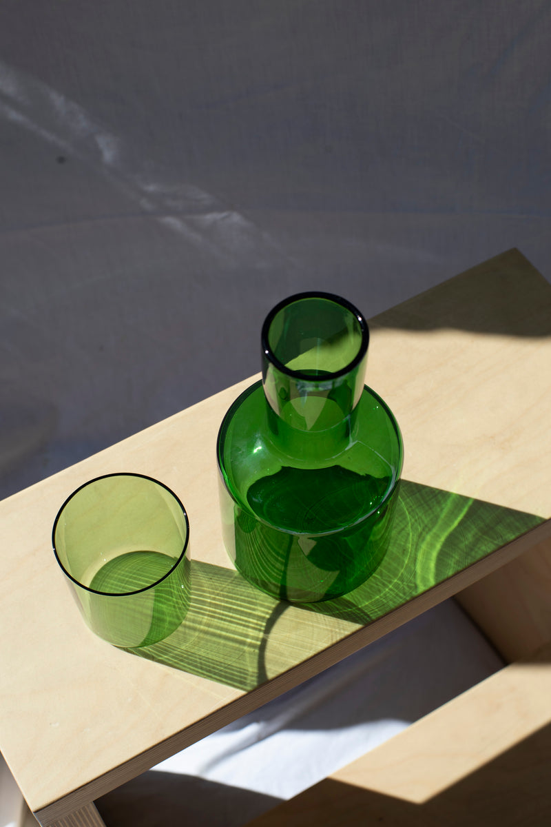 J`ai Soif Carafe and Glass Set - Green