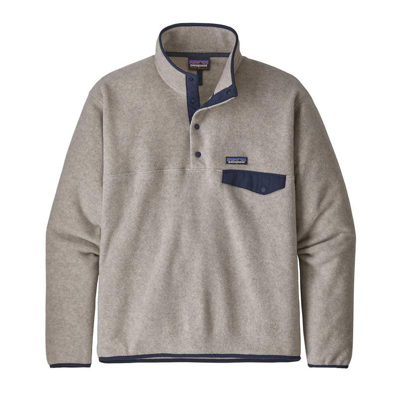 M's LW Synch Snap-T Pullover Fleece - Oatmeal Heather
