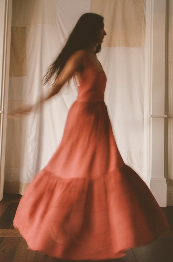 Lucia Dress - Aurora Red