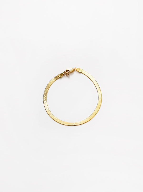 Herringbone Bracelet - Gold