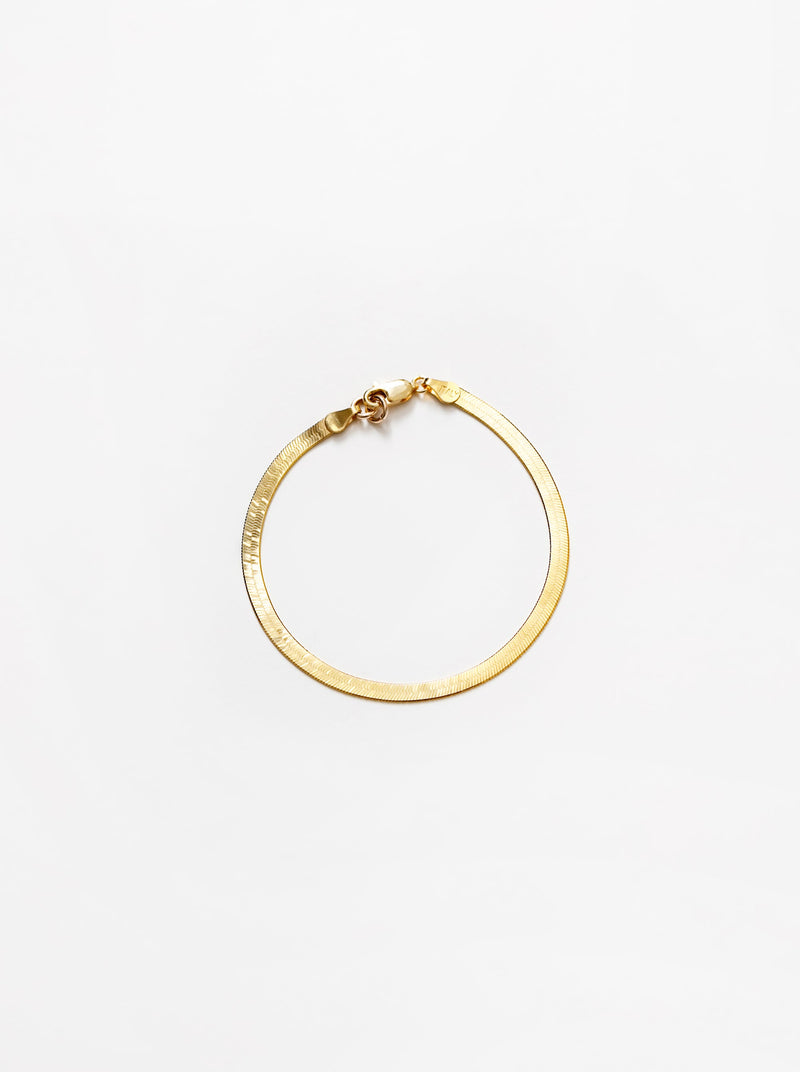 Herringbone Bracelet - Gold