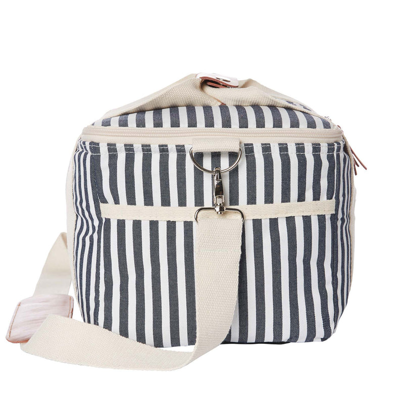 Premium Cooler Bag - Laurens Navy Stripe