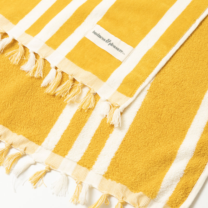 The Beach Towel - Vintage Yellow