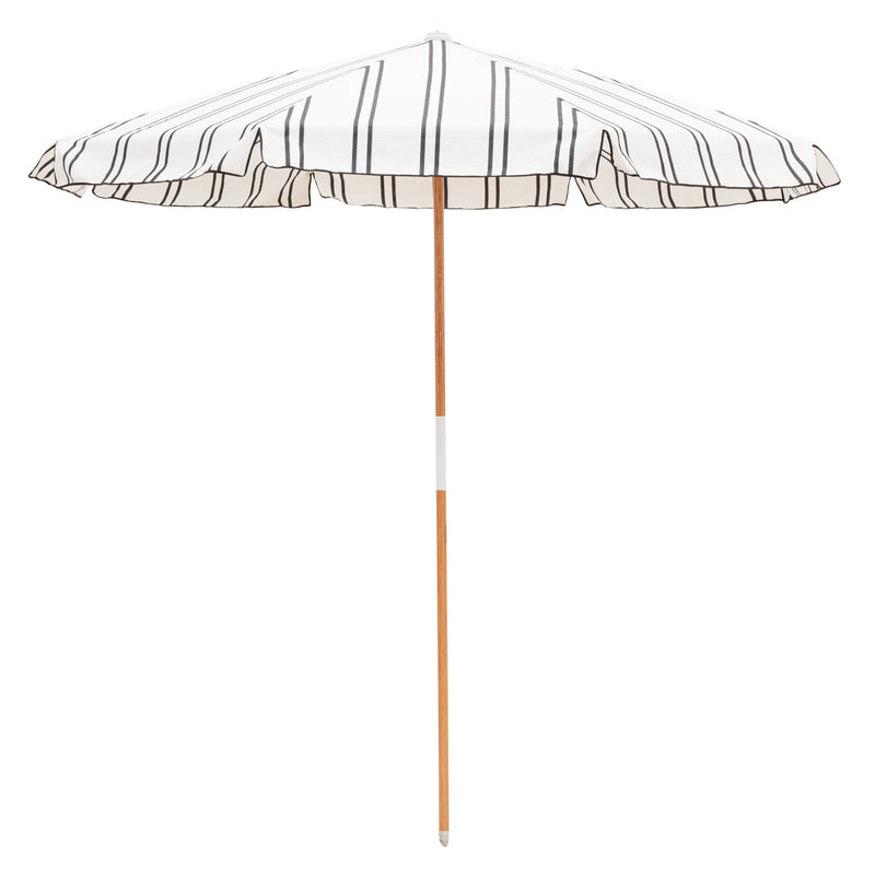 Amalfi Umbrella - Black Two Stripe