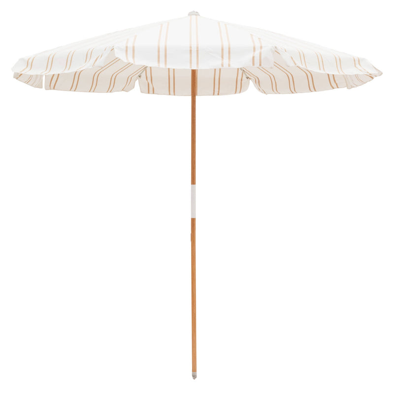 Amalfi Umbrella - Sand Two Stripe