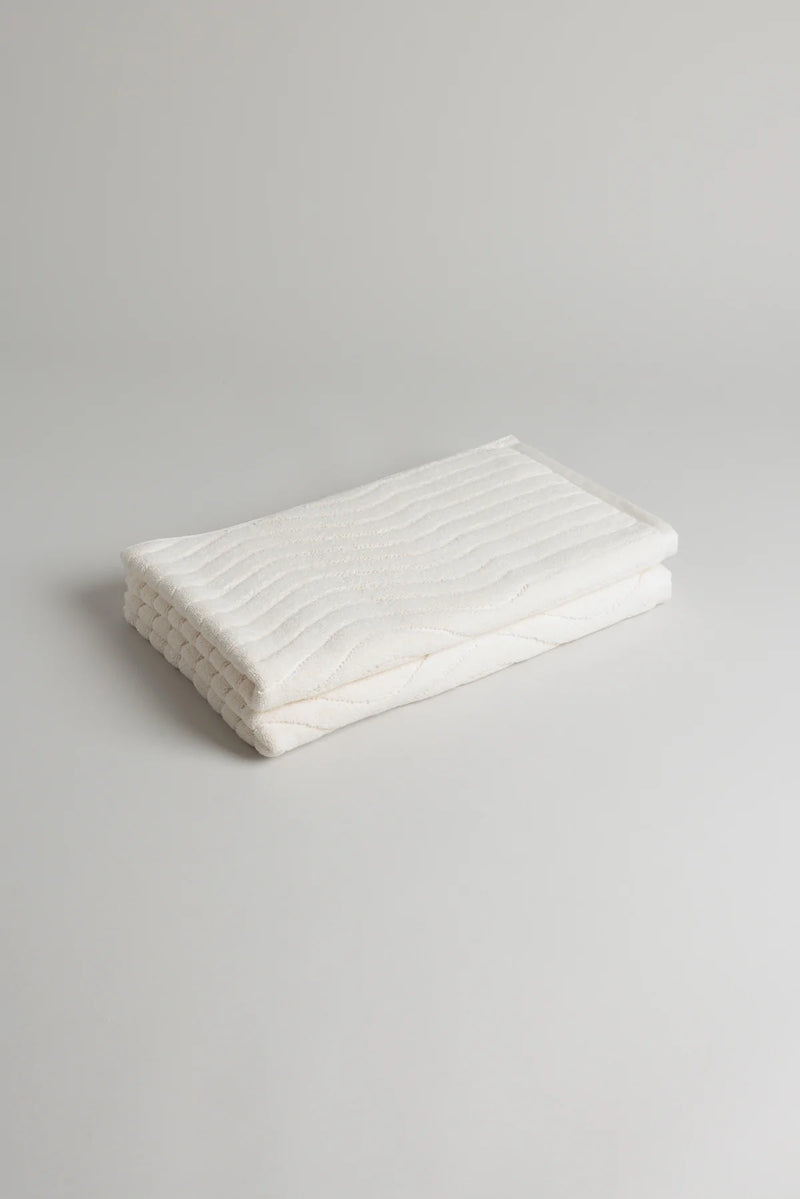 Eyre Organic Cotton Bath Mat - Ivory