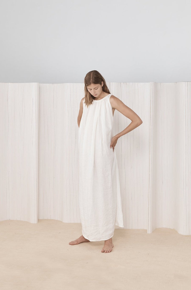 Totem Dress - Vintage White