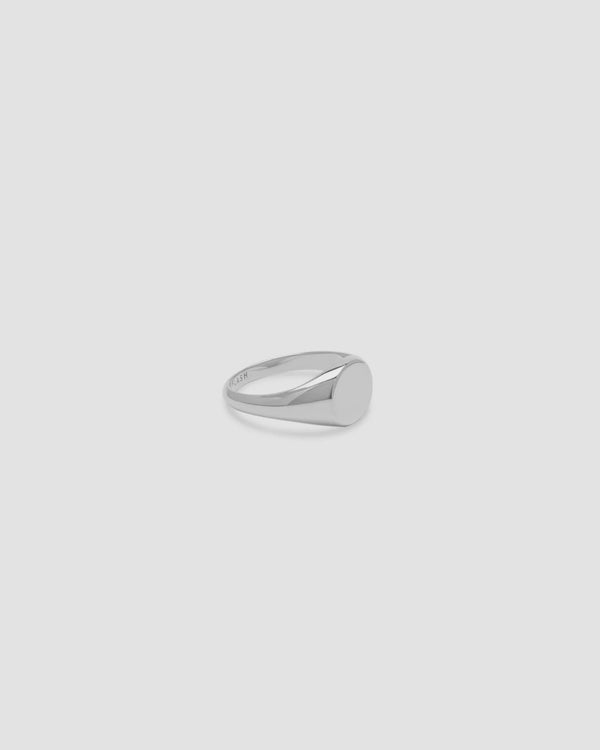 Classic Signet Ring - Recycled Sterling Silver