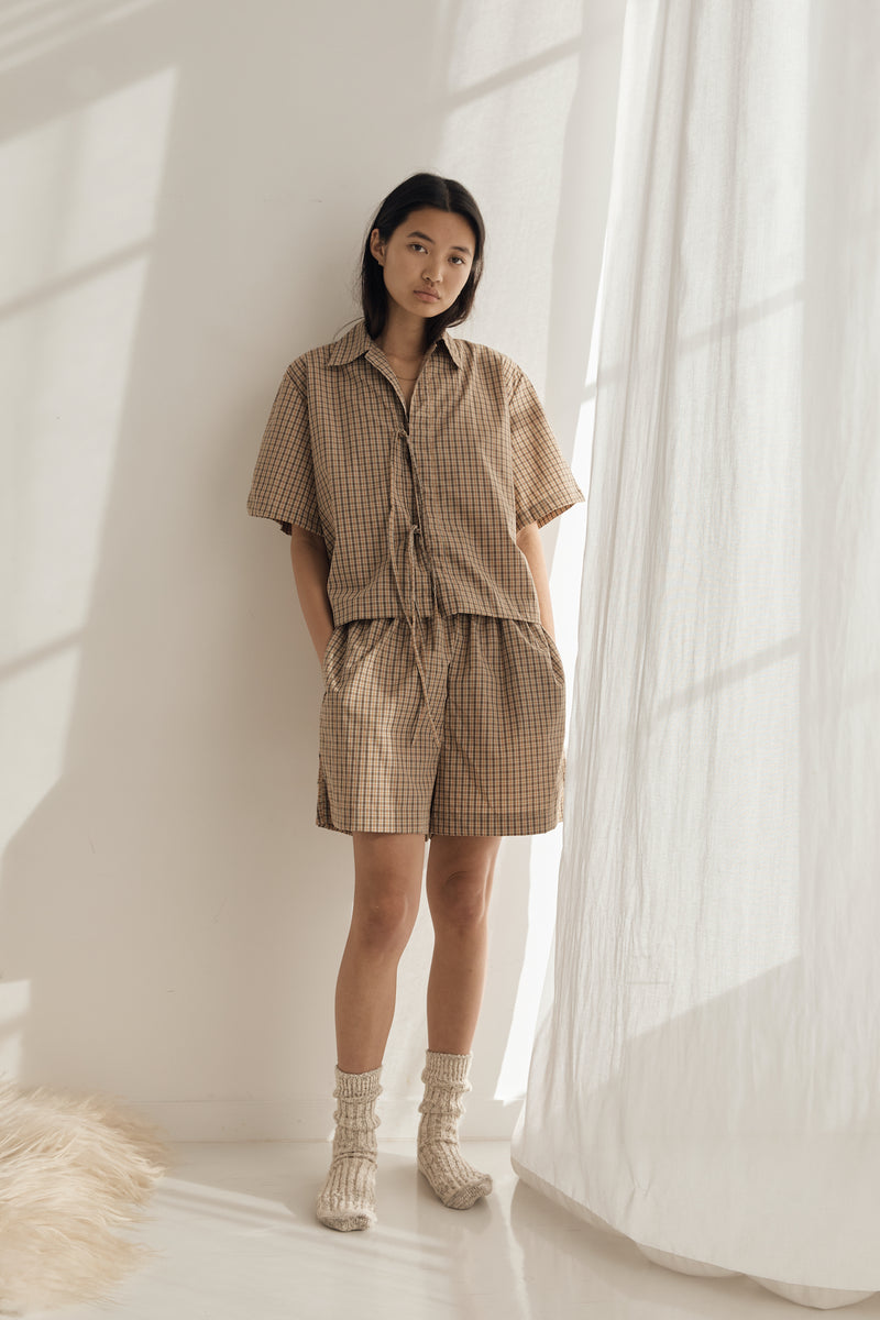The Lounge Short - Gingham
