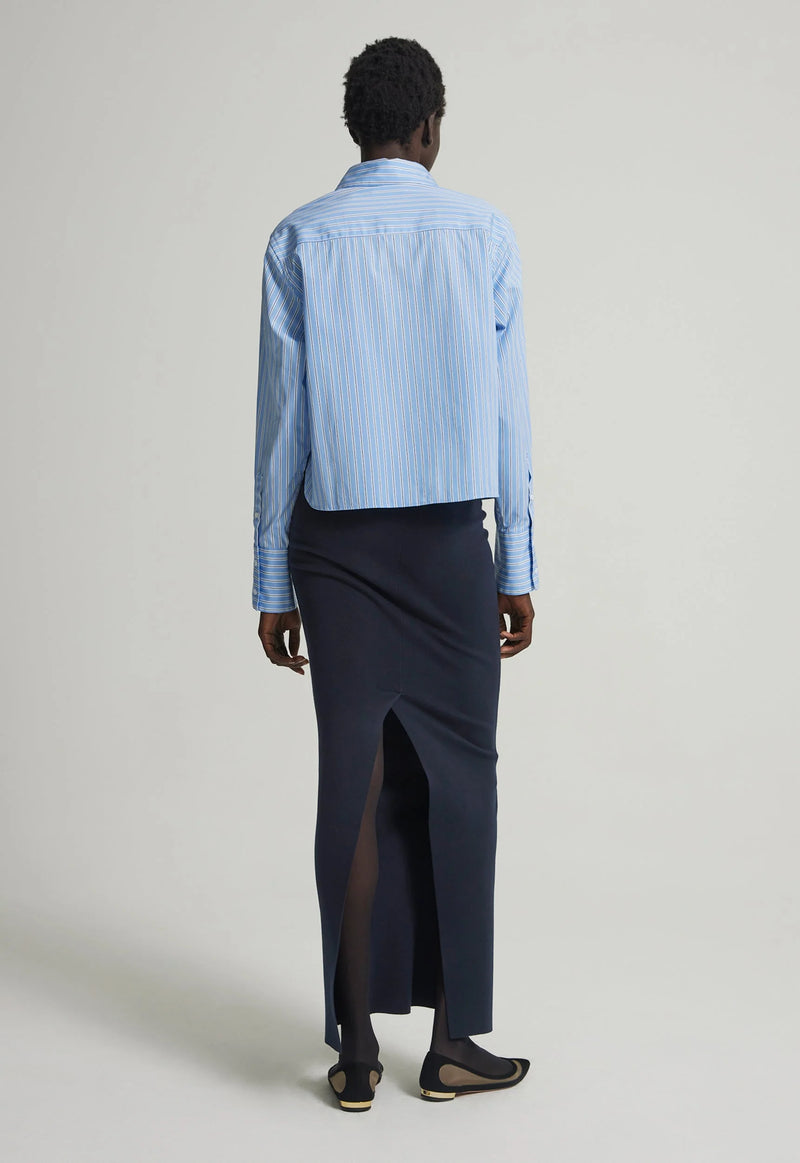 City Shirt - Blue/Navy Stripe