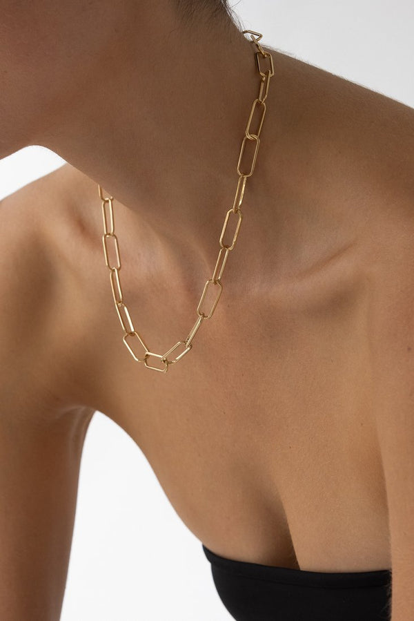 Eight Chain Necklace - 14k Vermeil