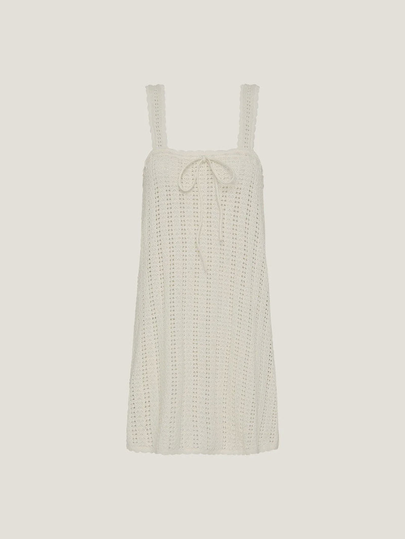Pointelle Mini Dress - Fleur