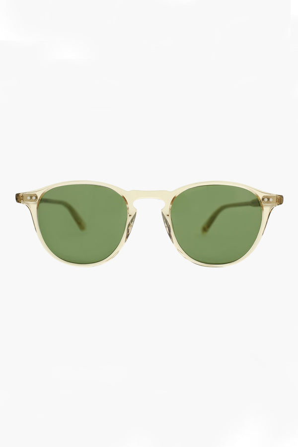 Hampton 46 Sunglasses - Champagne/Pure Green