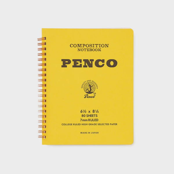 Coil Notebook - Yellow (Large)