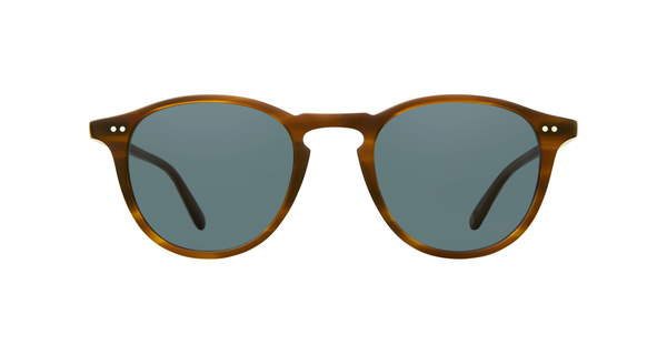 Hampton 46 Sunglasses - Matte Saddle Tortoise - Semi -Flat Bluesmoke