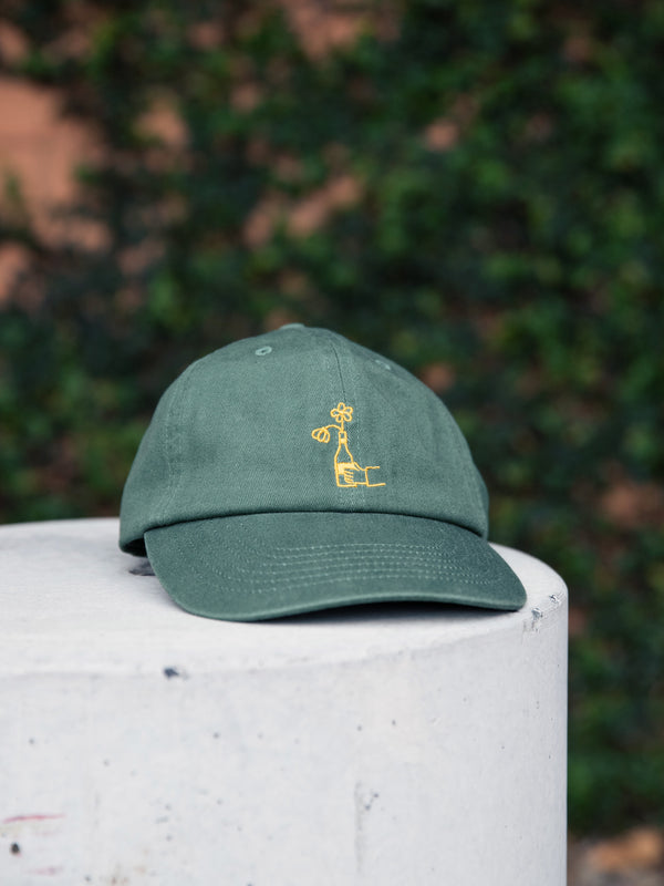 Kind Curations x James Eagle Flowers Cap - Green