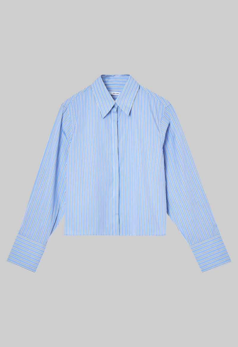 City Shirt - Blue/Navy Stripe