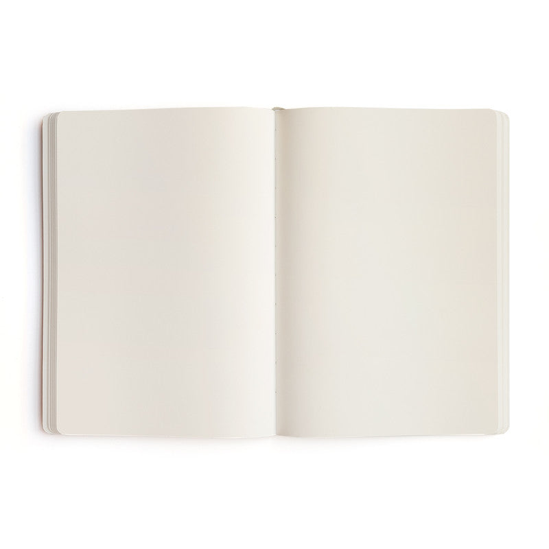 Soft Cover A5 Notebook  (Plain) - Black
