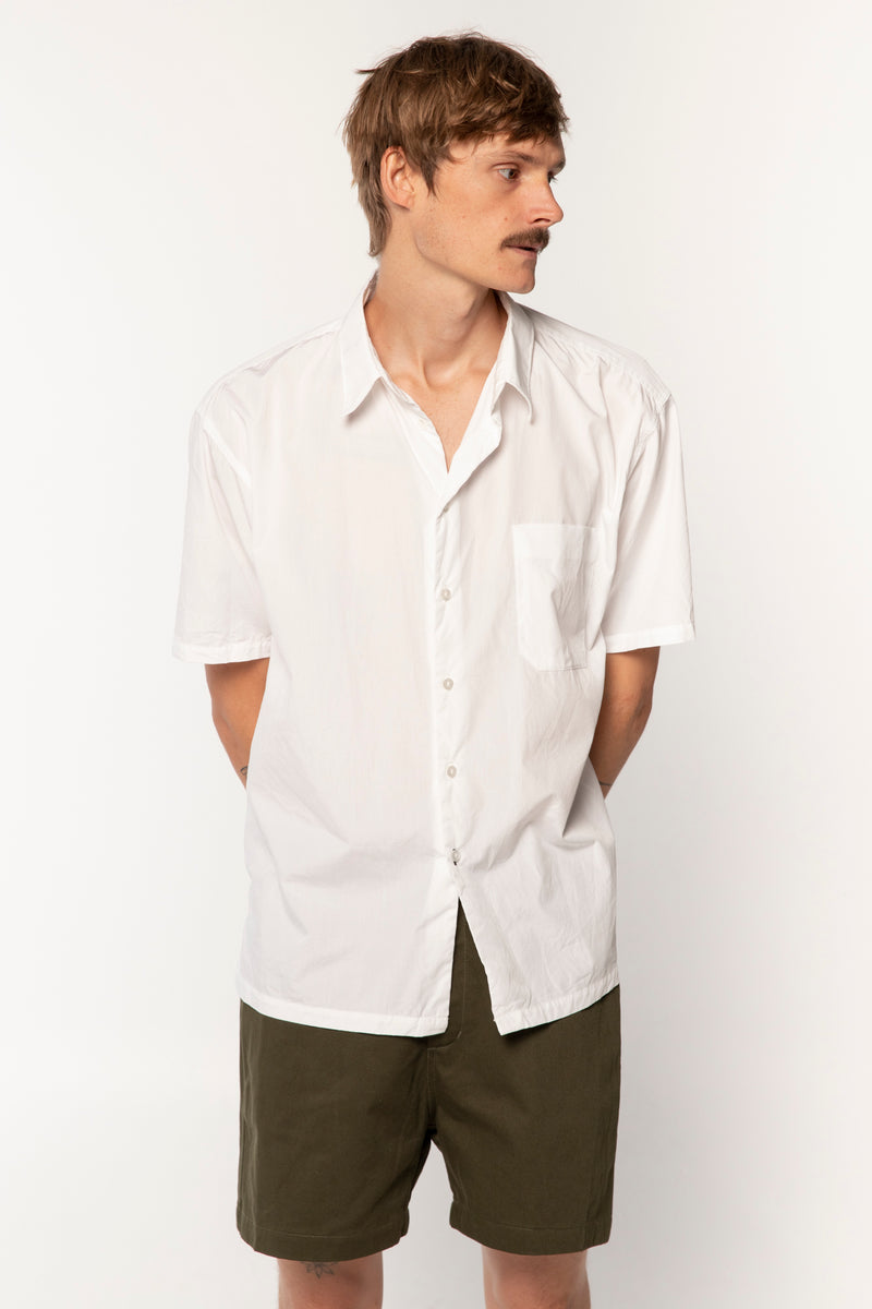 Cotton Classic SS Shirt - White