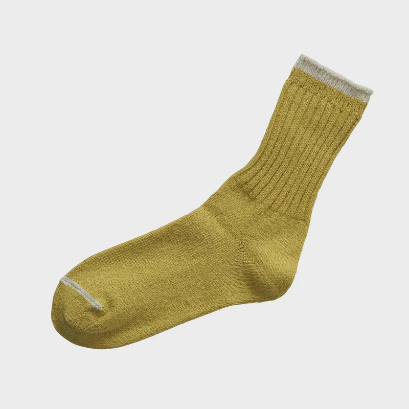 Boston Silk Cotton Sock - Beer Yellow
