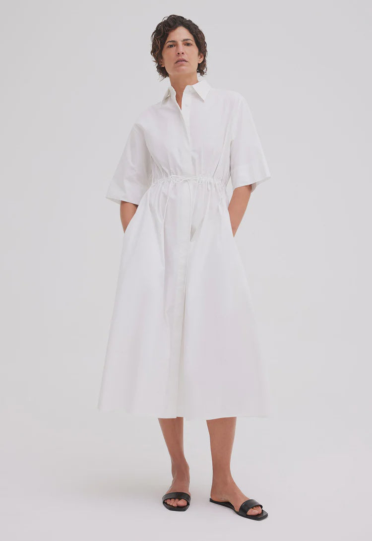 Palms Dress - White