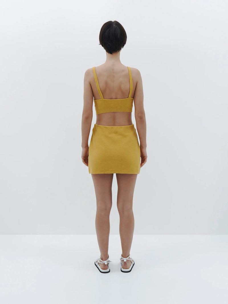 Pique Knitted Skirt - Honeycomb