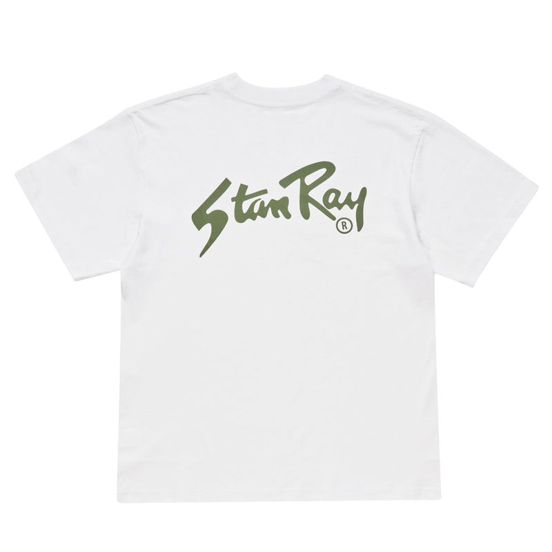 Stan Logo Tee - White/Green