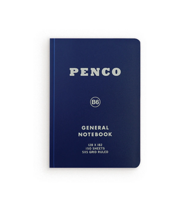 General Notebook Grid B6 - Navy